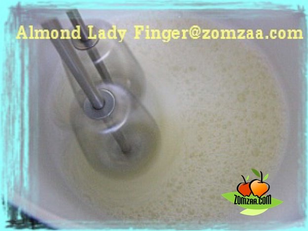 วิธีทำAlmond Lady Finger  (อัลมอนด์เลดี้ฟิงเกอร์)ขั้นตอนที่ 09