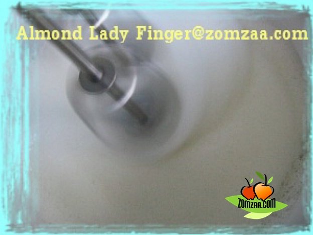 วิธีทำAlmond Lady Finger  (อัลมอนด์เลดี้ฟิงเกอร์)ขั้นตอนที่ 10