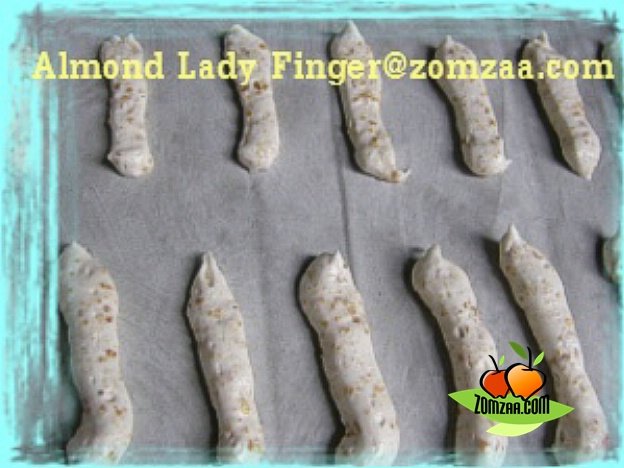 วิธีทำAlmond Lady Finger  (อัลมอนด์เลดี้ฟิงเกอร์)ขั้นตอนที่ 21