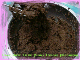 วิธีทำVery Moist Chocolate Cake หรือChocolate Cake (Sour Cream )ขั้นตอนที่ 21