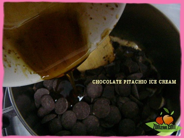 วิธีทำCHOCOLATE  PITACHIO ICE CREAMขั้นตอนที่ 38