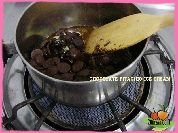 วิธีทำCHOCOLATE  PITACHIO ICE CREAMขั้นตอนที่ 39