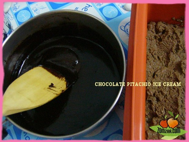 วิธีทำCHOCOLATE  PITACHIO ICE CREAMขั้นตอนที่ 56