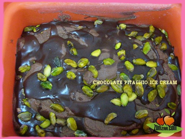 วิธีทำCHOCOLATE  PITACHIO ICE CREAMขั้นตอนที่ 65