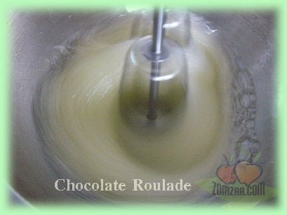 วิธีทำChocolate Roulade  (ช็อคโกแล็ตม้วน)ขั้นตอนที่ 17