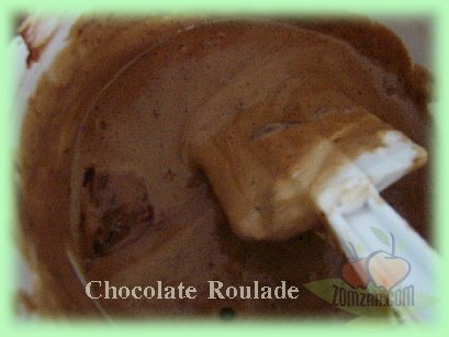วิธีทำChocolate Roulade  (ช็อคโกแล็ตม้วน)ขั้นตอนที่ 22