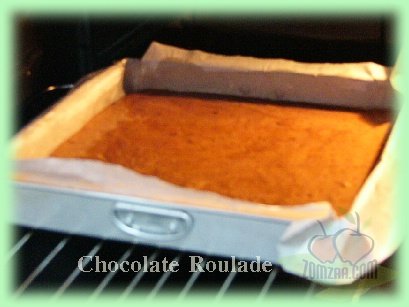 วิธีทำChocolate Roulade  (ช็อคโกแล็ตม้วน)ขั้นตอนที่ 25