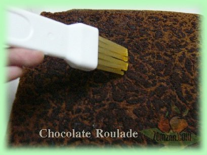 วิธีทำChocolate Roulade  (ช็อคโกแล็ตม้วน)ขั้นตอนที่ 38