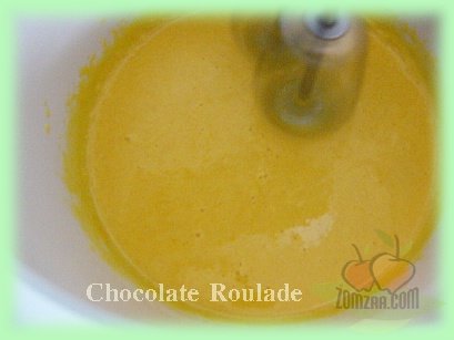 วิธีทำChocolate Roulade  (ช็อคโกแล็ตม้วน)ขั้นตอนที่ 09