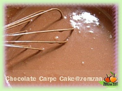 วิธีทำChocolate Crepe Cake (ช็อคหน้านิ่มแก้ขัดแบบไม่มีเตาอบ)ขั้นตอนที่ 12