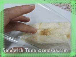 วิธีทำแซนวิสทูน่า Sandwich Tuna (ง๊าย ง่าย) และการห่อแซนวิส (แบบส้มซ่า)ขั้นตอนที่ 25