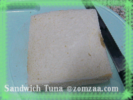 วิธีทำแซนวิสทูน่า Sandwich Tuna (ง๊าย ง่าย) และการห่อแซนวิส (แบบส้มซ่า)ขั้นตอนที่ 04