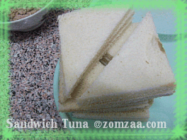 วิธีทำแซนวิสทูน่า Sandwich Tuna (ง๊าย ง่าย) และการห่อแซนวิส (แบบส้มซ่า)ขั้นตอนที่ 07