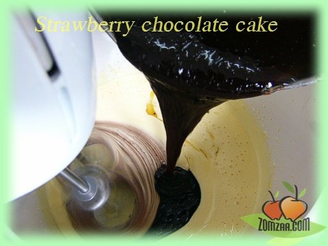 วิธีทำStrawberry  Chocolate Cakeขั้นตอนที่ 11