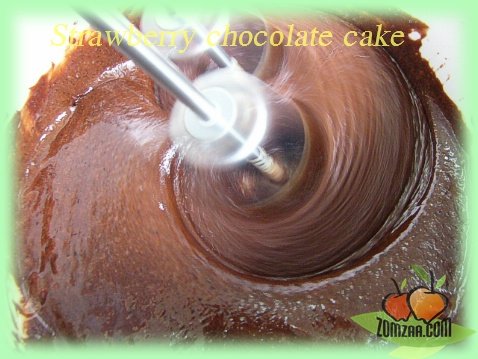วิธีทำStrawberry  Chocolate Cakeขั้นตอนที่ 12