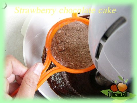 วิธีทำStrawberry  Chocolate Cakeขั้นตอนที่ 14
