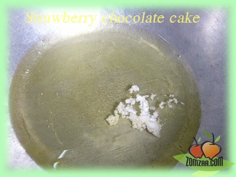 วิธีทำStrawberry  Chocolate Cakeขั้นตอนที่ 16