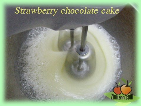 วิธีทำStrawberry  Chocolate Cakeขั้นตอนที่ 17