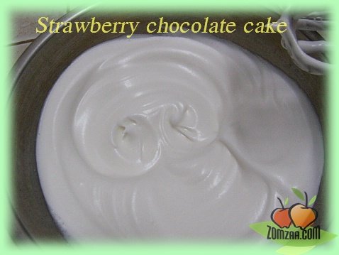 วิธีทำStrawberry  Chocolate Cakeขั้นตอนที่ 20