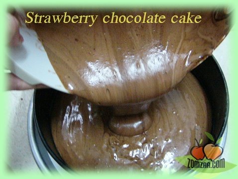 วิธีทำStrawberry  Chocolate Cakeขั้นตอนที่ 24