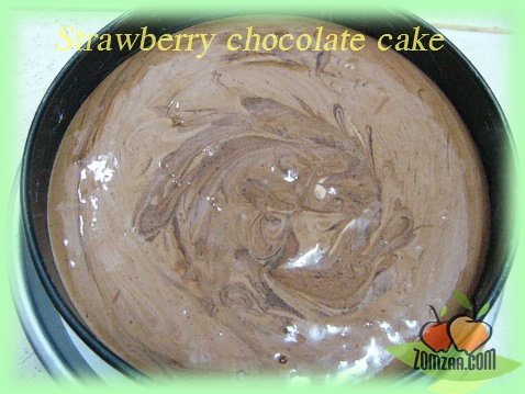 วิธีทำStrawberry  Chocolate Cakeขั้นตอนที่ 25