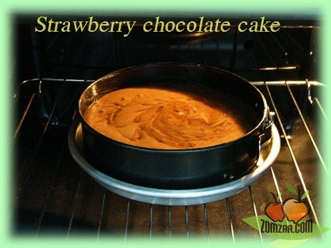 วิธีทำStrawberry  Chocolate Cakeขั้นตอนที่ 26