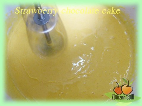 วิธีทำStrawberry  Chocolate Cakeขั้นตอนที่ 08